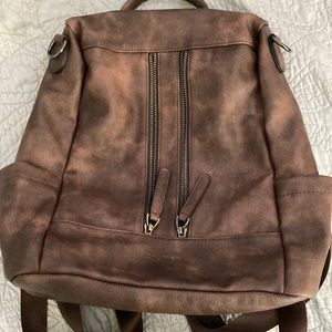 BROMEN Women Backpack Purse Leather